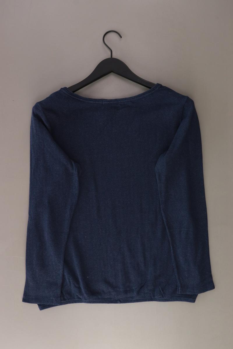 Cecil Longsleeve-Shirt Gr. M Langarm blau aus Baumwolle