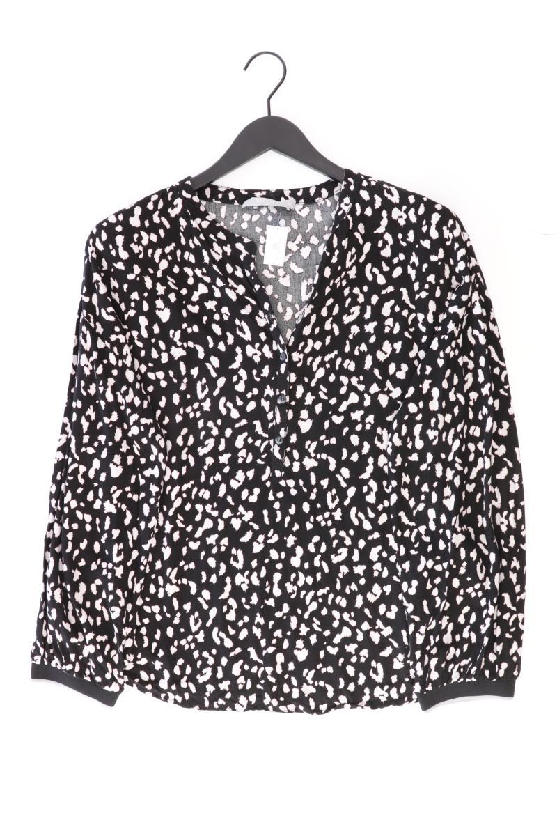 Betty & Co. Langarmbluse Gr. 42 mit Tierdruck schwarz aus Viskose