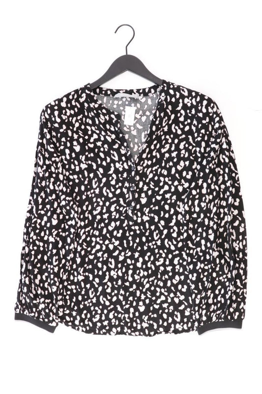 Betty & Co. Langarmbluse Gr. 42 mit Tierdruck schwarz aus Viskose