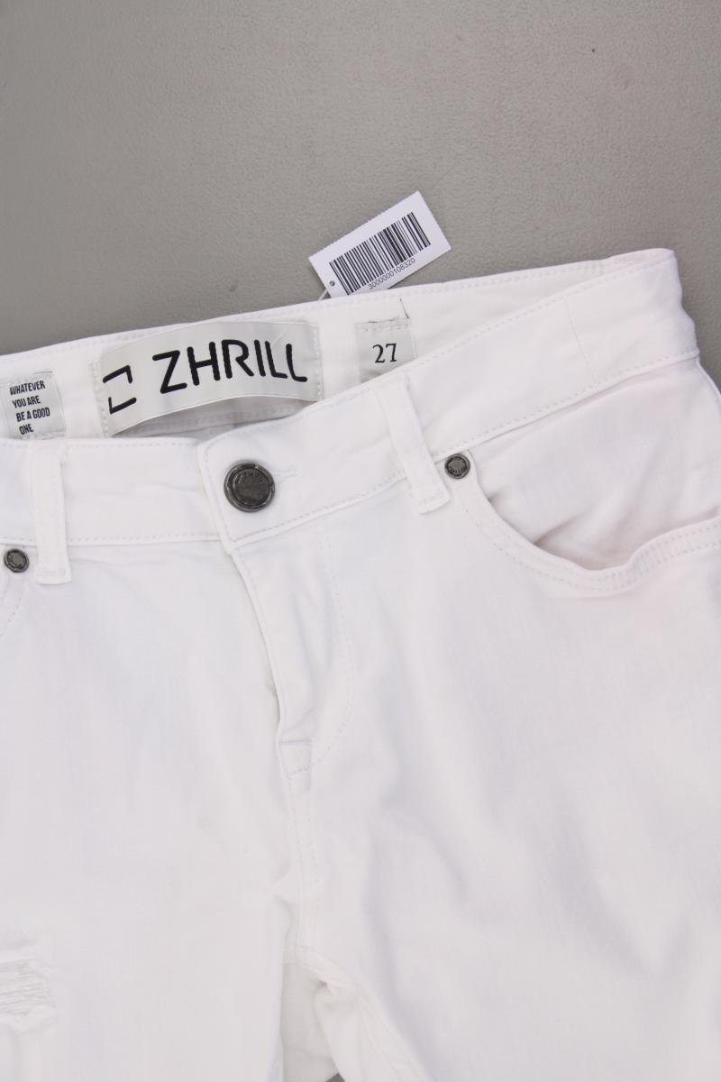 ZHRILL Skinny Jeans Gr. W27 weiß aus Baumwolle