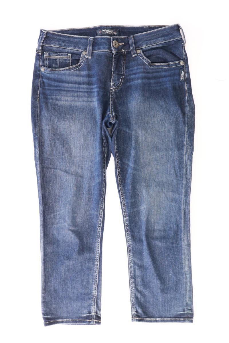 Silver Jeans 7/8 Jeans Gr. W28/L22 blau aus Baumwolle
