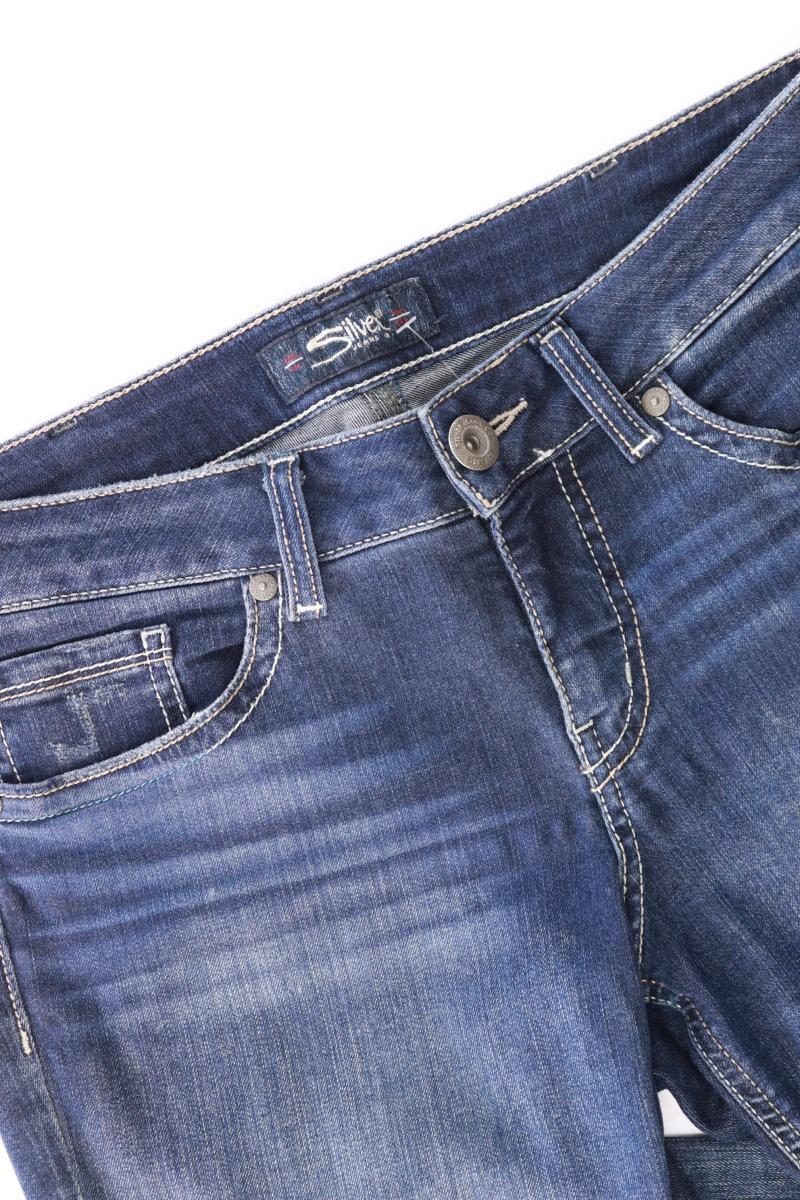 Silver Jeans 7/8 Jeans Gr. W28/L22 blau aus Baumwolle