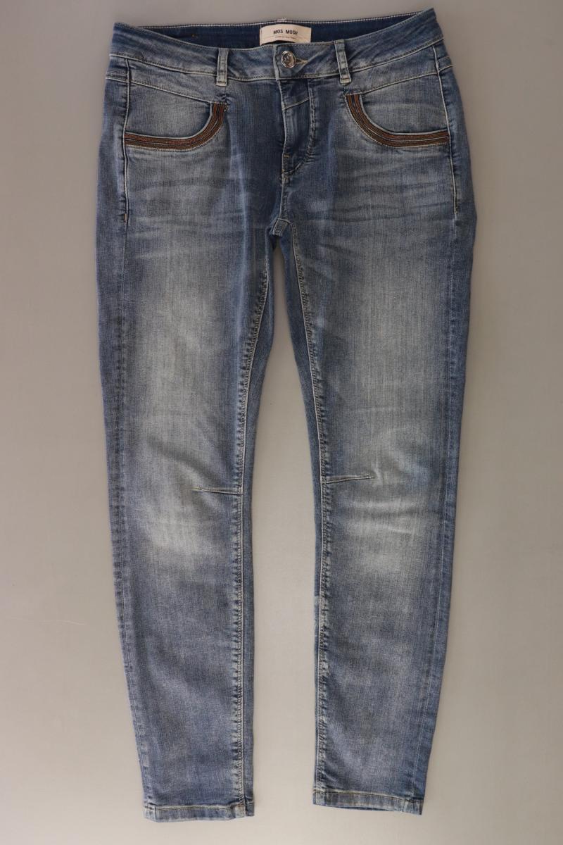Mos Mosh Straight Jeans Gr. W28 blau aus Baumwolle