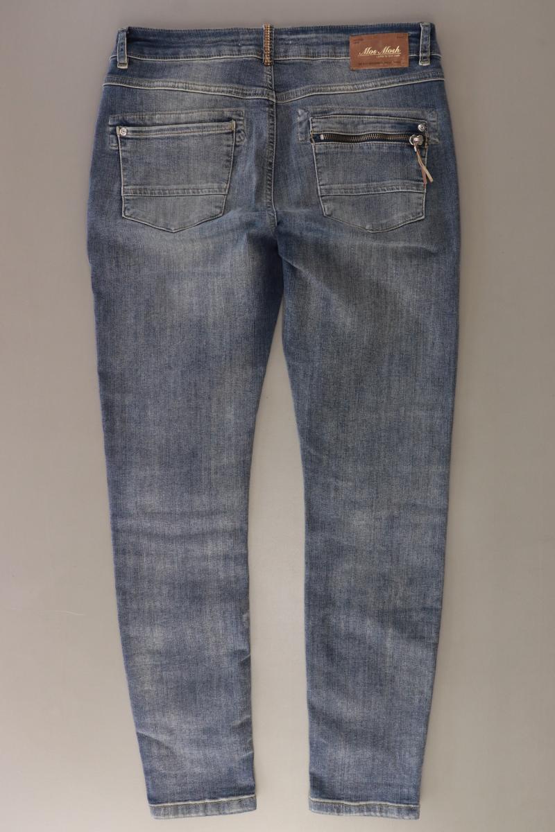 Mos Mosh Straight Jeans Gr. W28 blau aus Baumwolle
