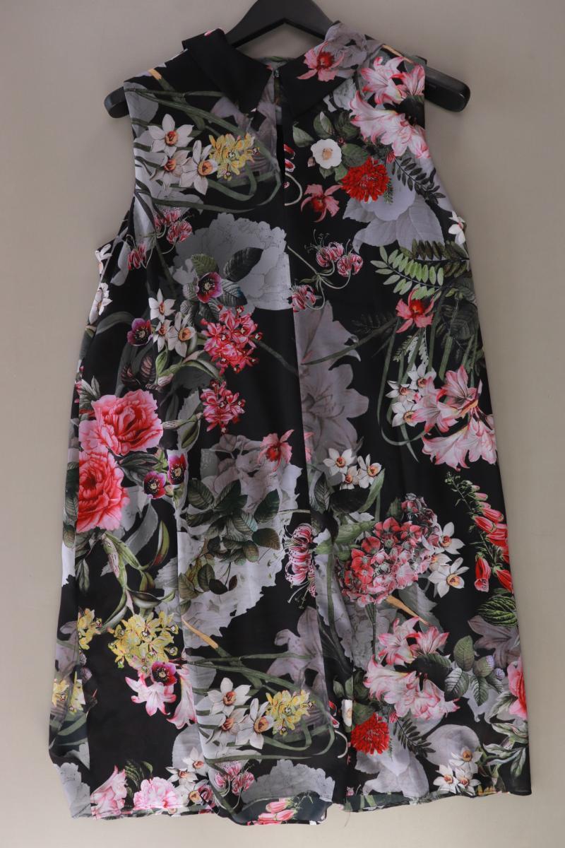comma, Midikleid Gr. 42 Ärmellos schwarz aus Polyester