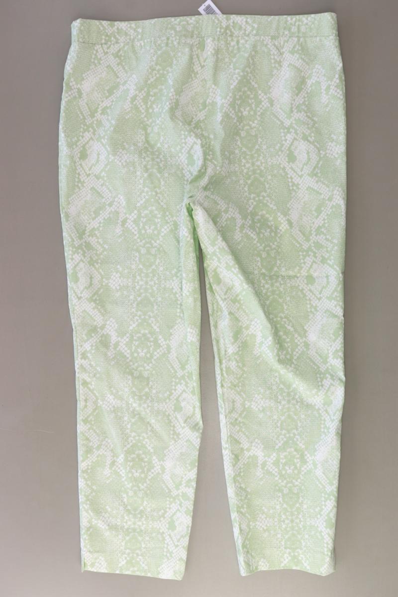 Helena Vera Stretchhose Gr. 46 mit Tierdruck grün aus Viskose
