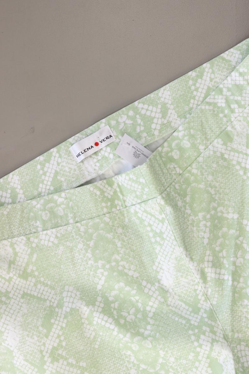 Helena Vera Stretchhose Gr. 46 mit Tierdruck grün aus Viskose