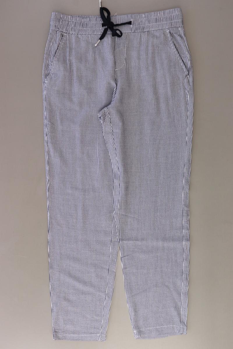 Street One Hose Gr. 36/L28 gestreift blau aus Viskose