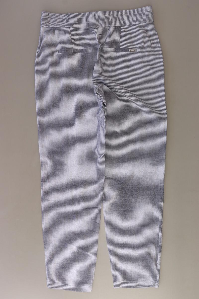 Street One Hose Gr. 36/L28 gestreift blau aus Viskose