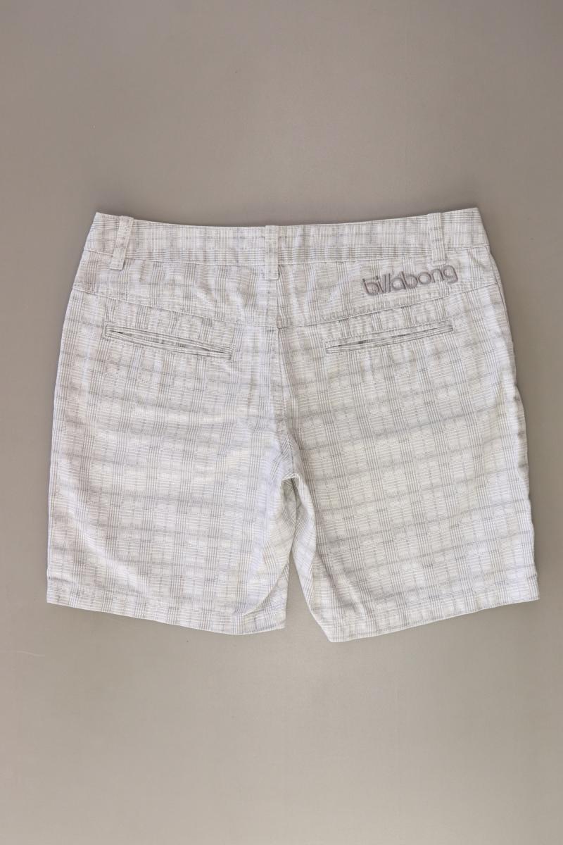 Billabong Shorts Gr. M kariert grau aus Baumwolle