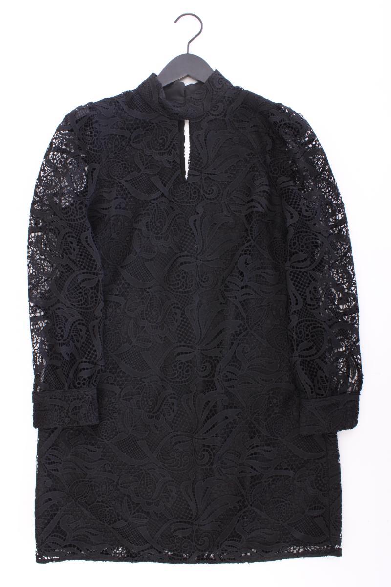 River Island Spitzenkleid Gr. 38 neuwertig Langarm schwarz aus Polyester