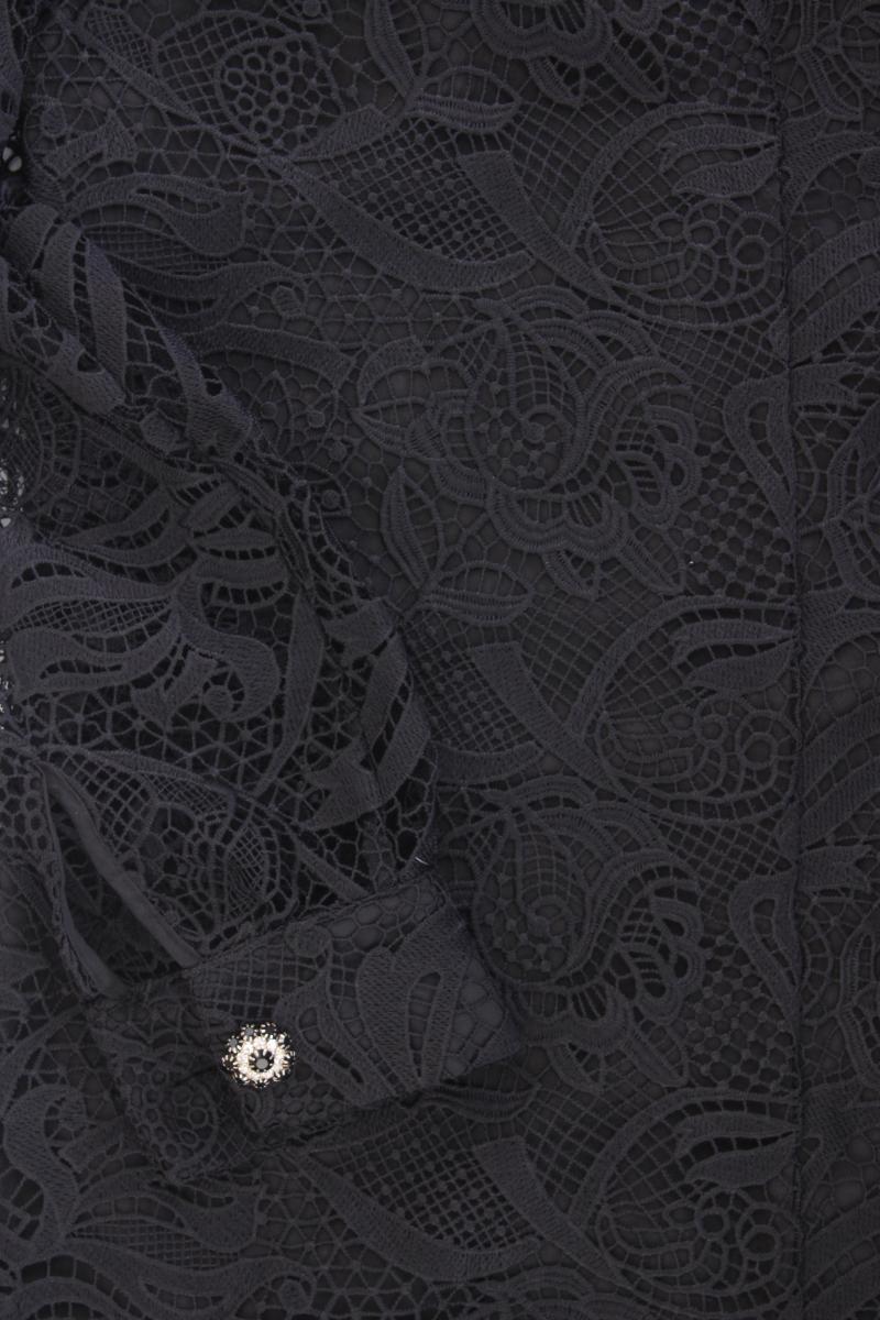 River Island Spitzenkleid Gr. 38 neuwertig Langarm schwarz aus Polyester