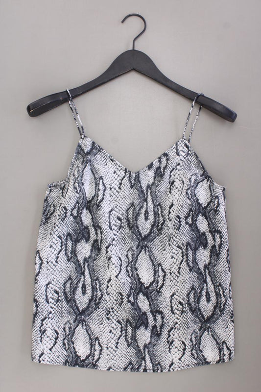 Only Spaghetti-Top Gr. 34 mit Tierdruck grau aus Polyester