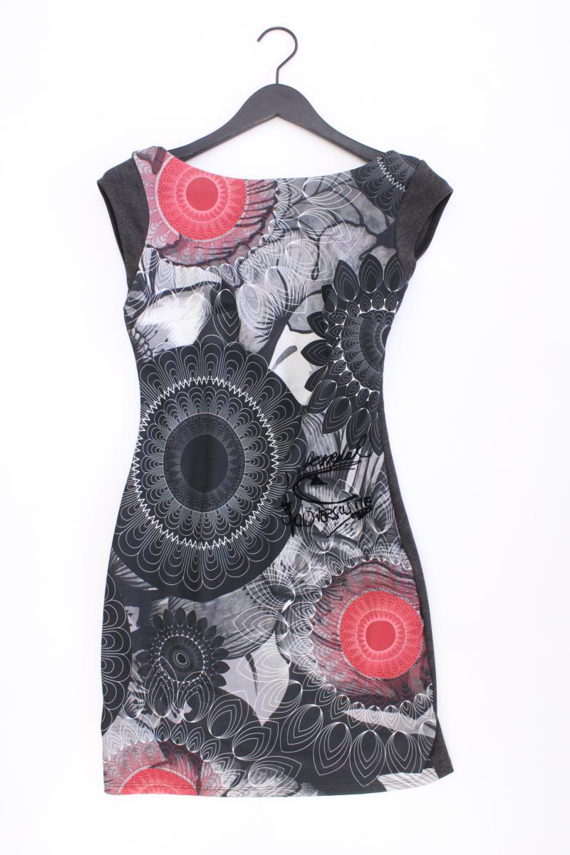 Desigual Etuikleid Gr. S Kurzarm grau