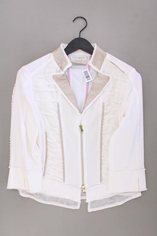 Elisa Cavaletti Übergangsjacke Gr. S weiß aus Baumwolle