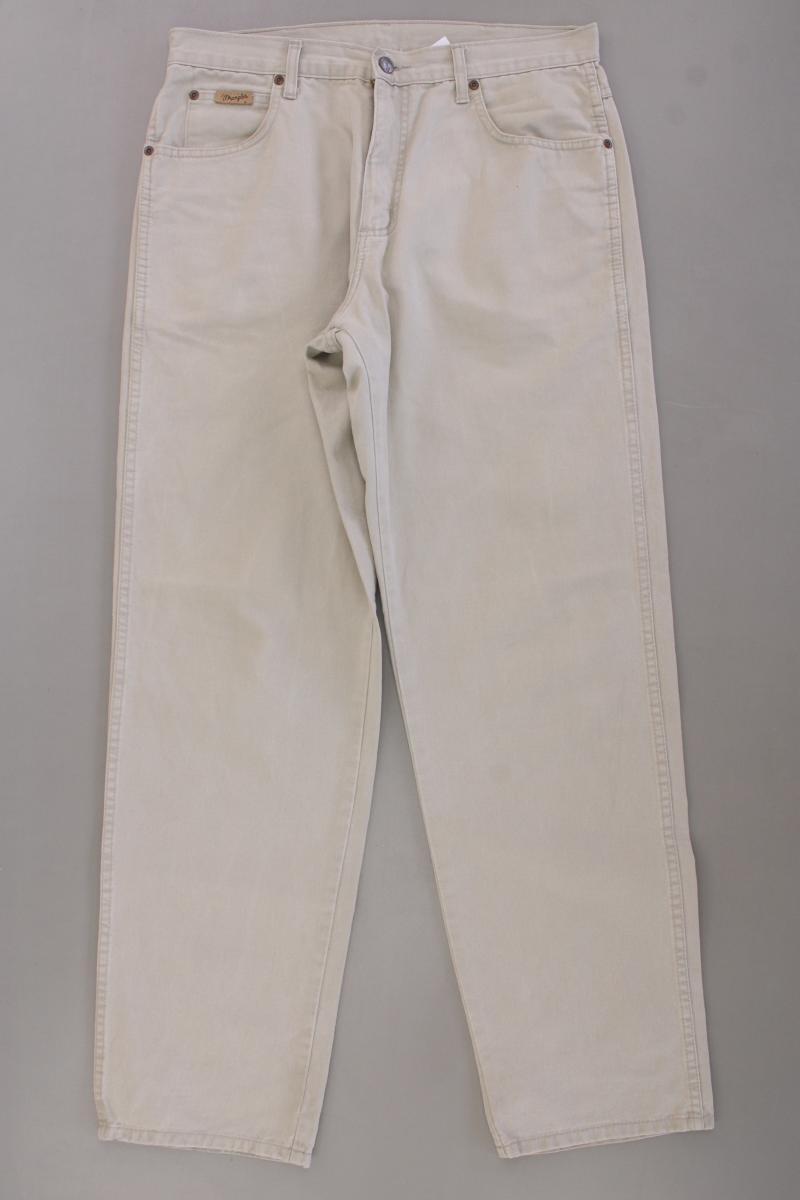 Wrangler Straight Jeans für Herren Gr. W33/L32 Vintage grau aus Baumwolle