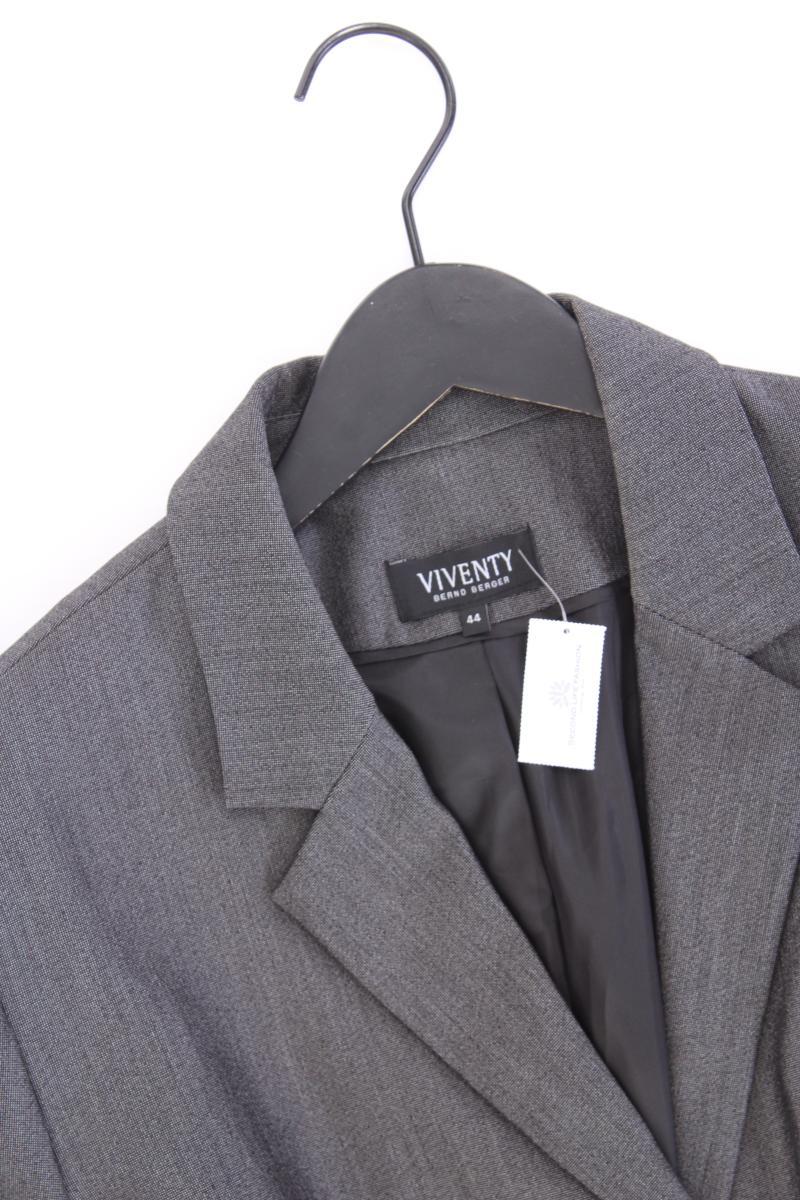 Viventy Longblazer Gr. 44 neuwertig grau aus Polyester