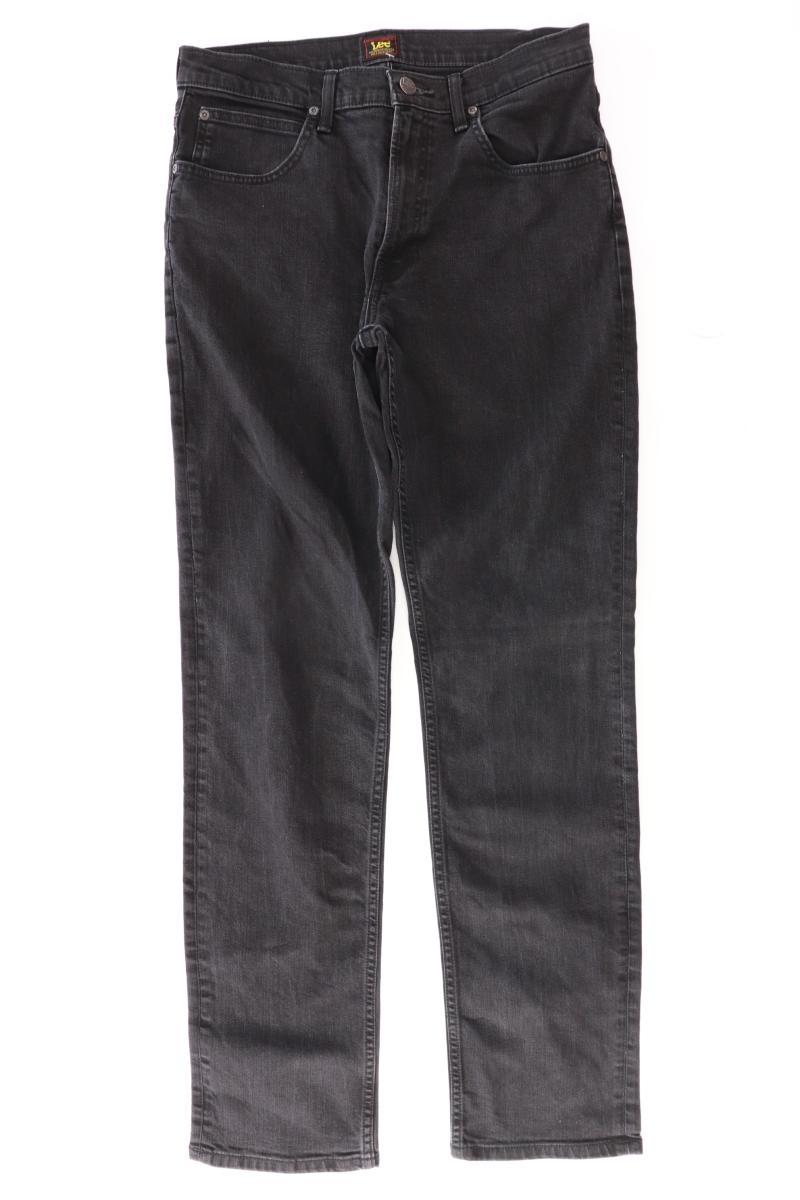 Lee Straight Jeans für Herren Gr. W32/L34 schwarz aus Baumwolle