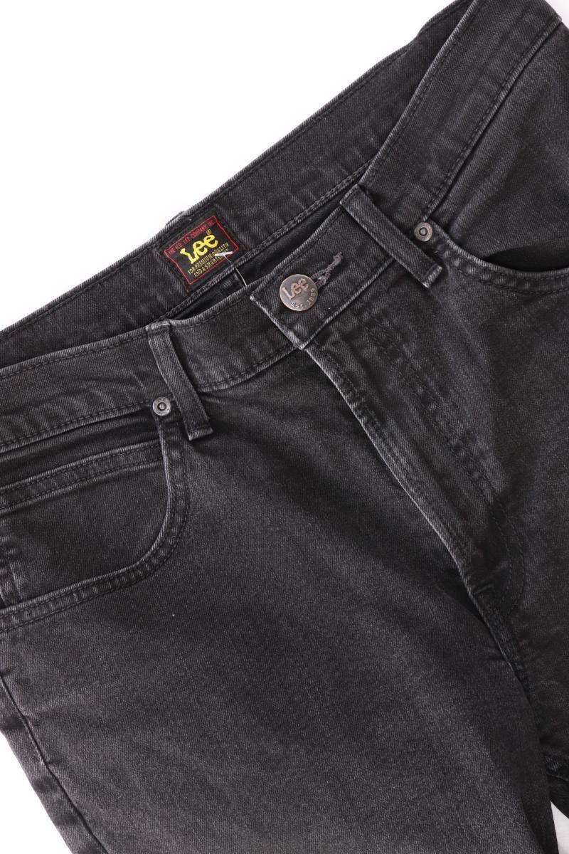 Lee Straight Jeans für Herren Gr. W32/L34 schwarz aus Baumwolle