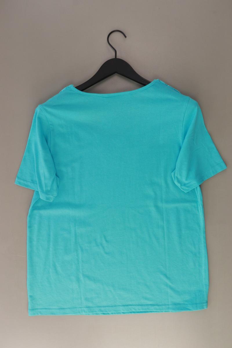 Paola T-Shirt Gr. 40 Kurzarm türkis aus Baumwolle