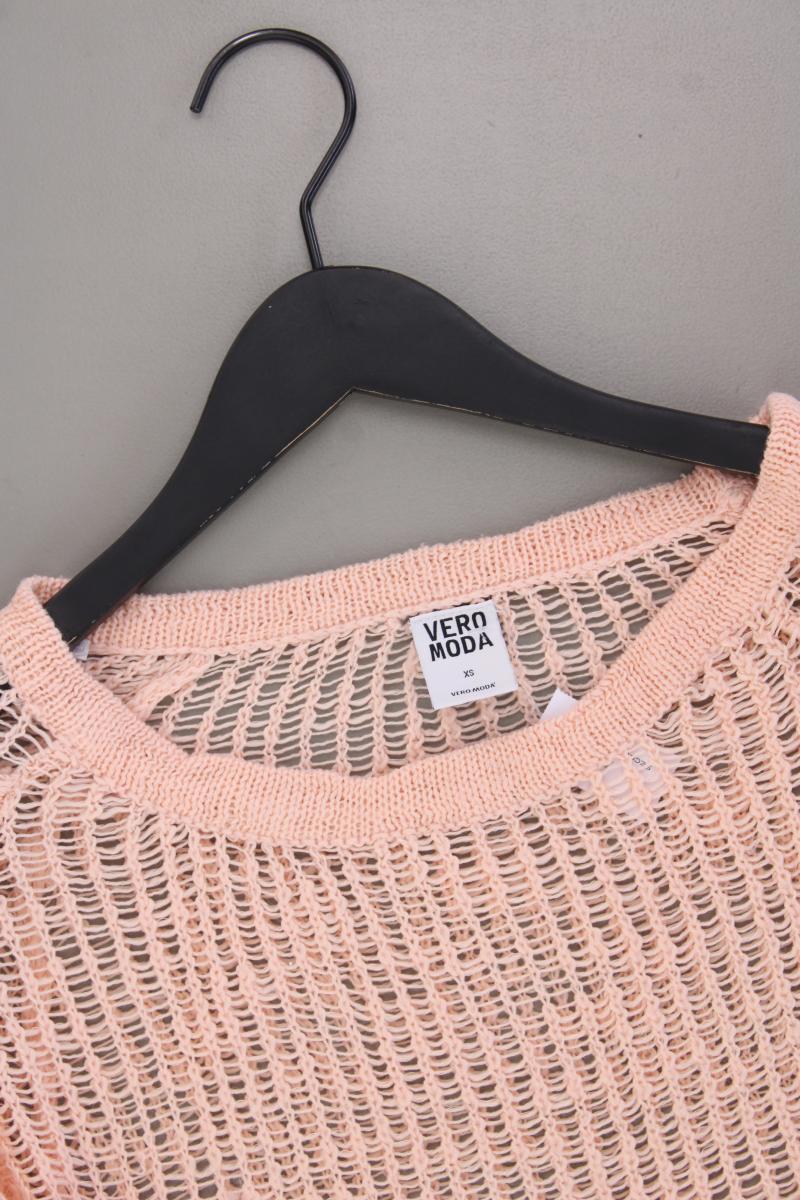 Vero Moda Langarmpullover Gr. XS rosa aus Polyacryl