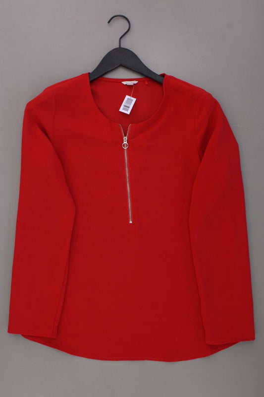 Esprit Langarmbluse Gr. 38 rot aus Polyester