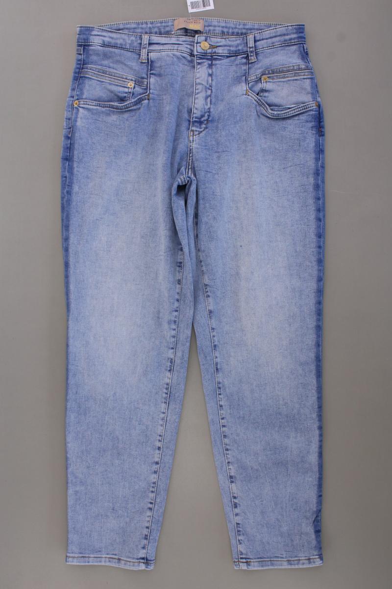 MAC x Sylvie Meis Rich Carrot Jeans Gr. 44/L26 blau aus Baumwolle