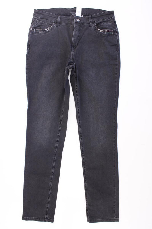 MAC Skinny Jeans Gr. 44/L32 grau aus Baumwolle