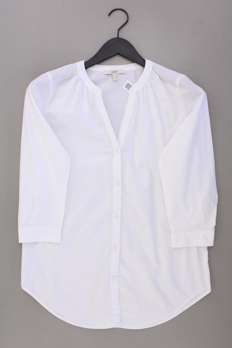 Esprit Classic Bluse Gr. XS 3/4 Ärmel weiß