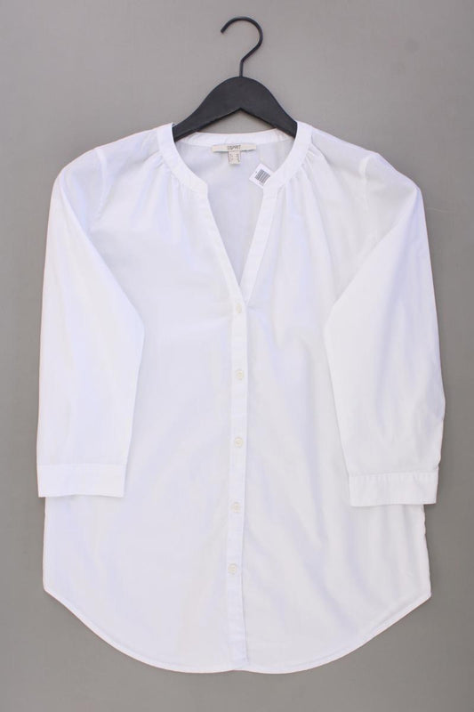 Esprit Classic Bluse Gr. XS 3/4 Ärmel weiß