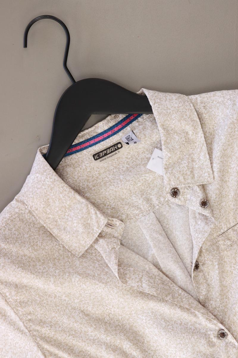 Icepeak Kurzarmbluse Gr. 42 creme aus Polyester