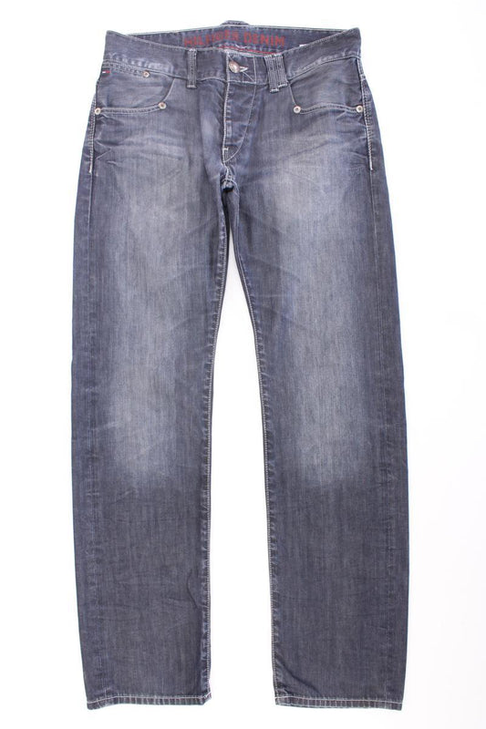 Hilfiger Denim Straight Jeans für Herren Gr. W33/L34 grau aus Baumwolle