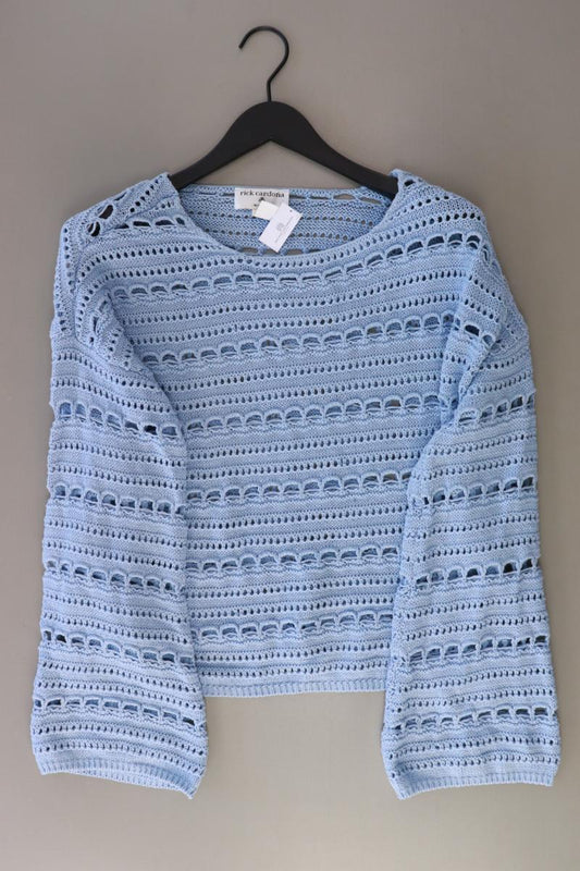 rick cardona Langarmpullover Gr. 40/42 blau