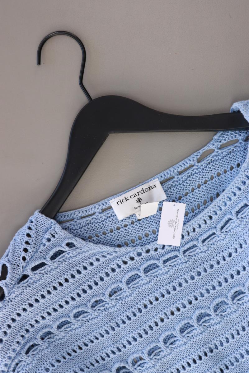 rick cardona Langarmpullover Gr. 40/42 blau