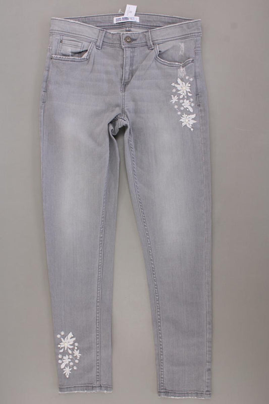 Zara Skinny Jeans Gr. 40 grau aus Baumwolle