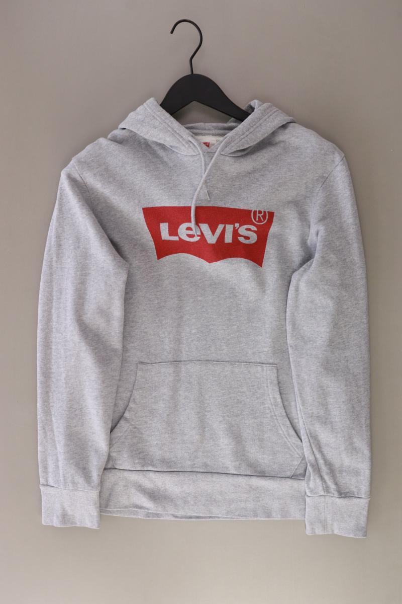 Levi's Hoodie für Herren Gr. M grau aus Baumwolle