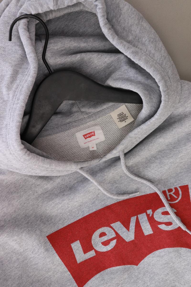 Levi's Hoodie für Herren Gr. M grau aus Baumwolle