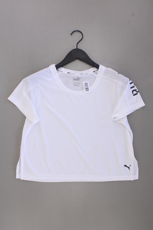 Puma Cropped Shirt Gr. L Kurzarm weiß