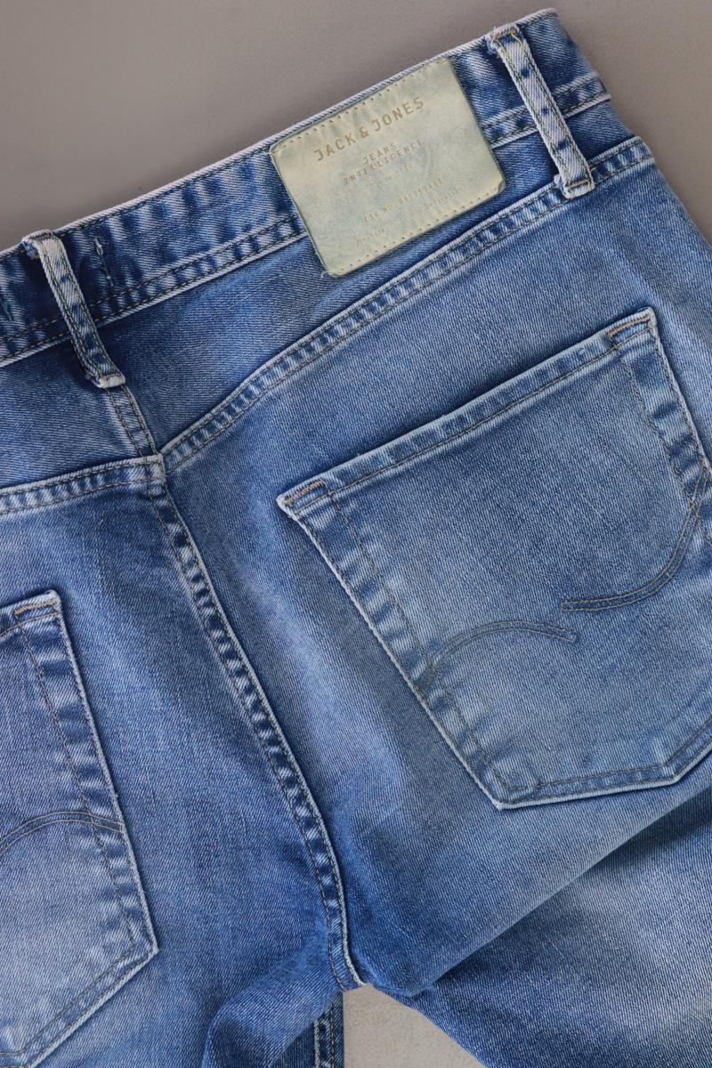 Jack & Jones Straight Jeans für Herren Gr. W34/L32 Modell Tim blau aus Baumwolle