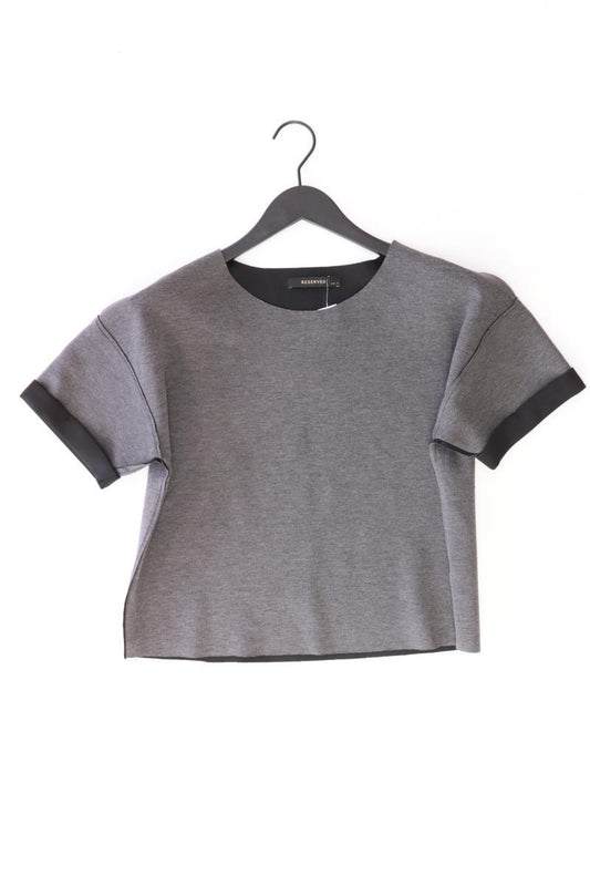 Reserved Cropped Shirt Gr. S Kurzarm grau