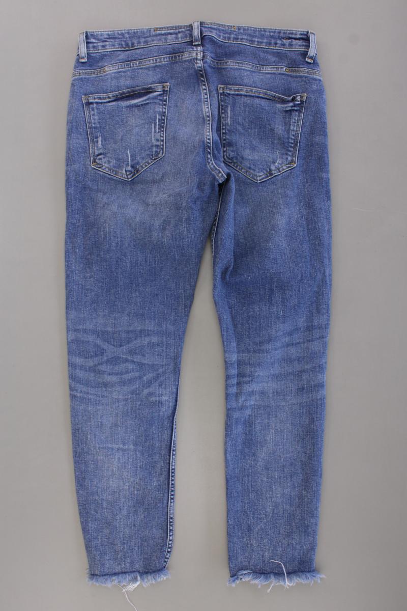 Zara Skinny Jeans für Herren Gr. W32 blau aus Baumwolle