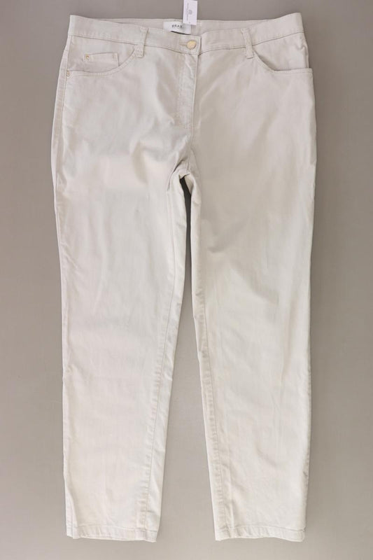 Brax Five-Pocket-Hose Gr. Kurzgröße 42 creme aus Baumwolle