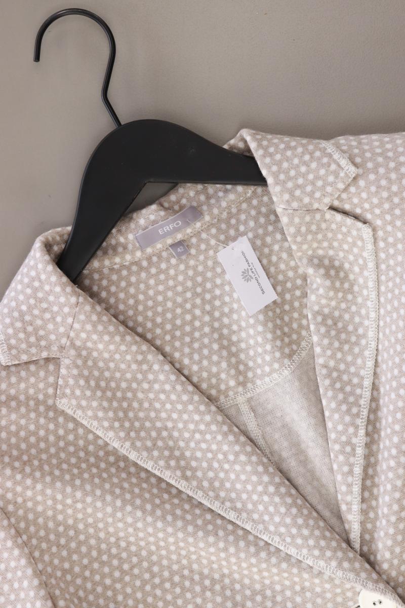 ERFO Regular Blazer Gr. 42 gepunktet grau