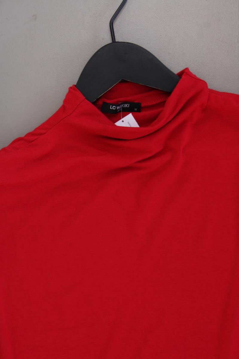 LC Waikiki T-Shirt Gr. M neuwertig Kurzarm rot aus Viskose