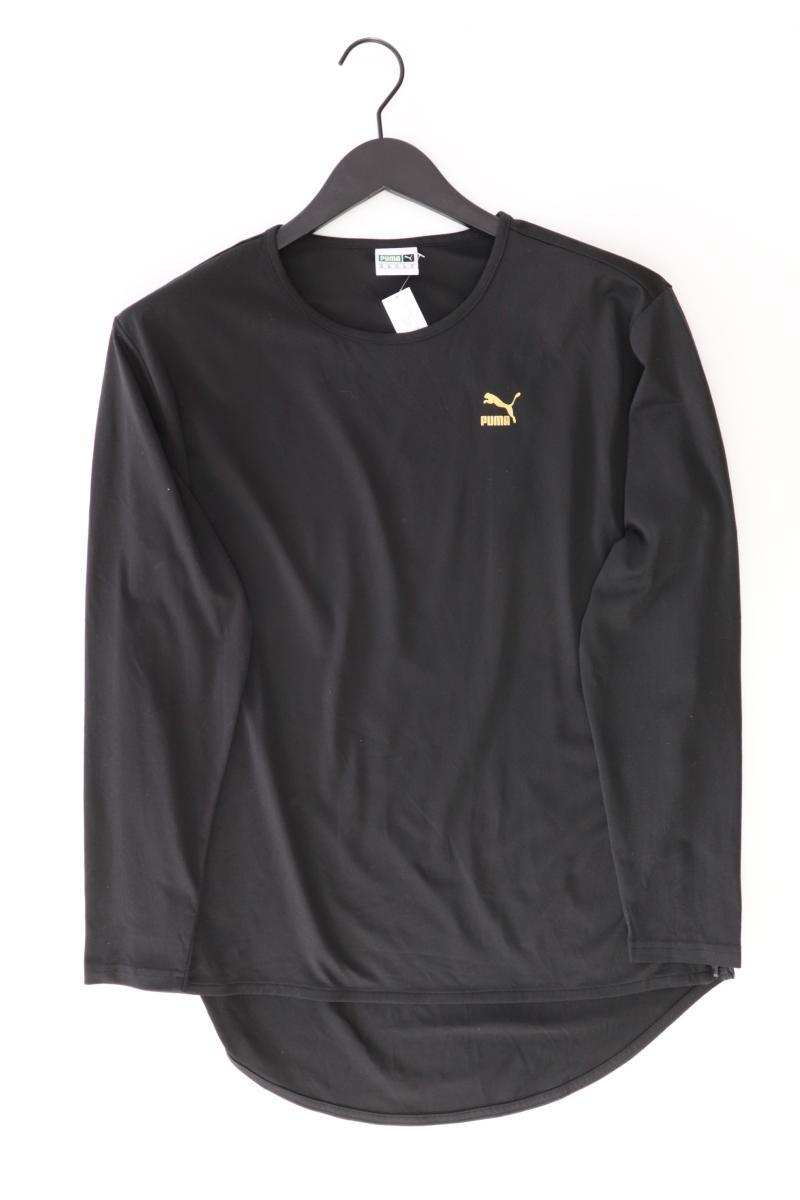 Puma Sportshirt Gr. 38 Langarm schwarz aus Polyester