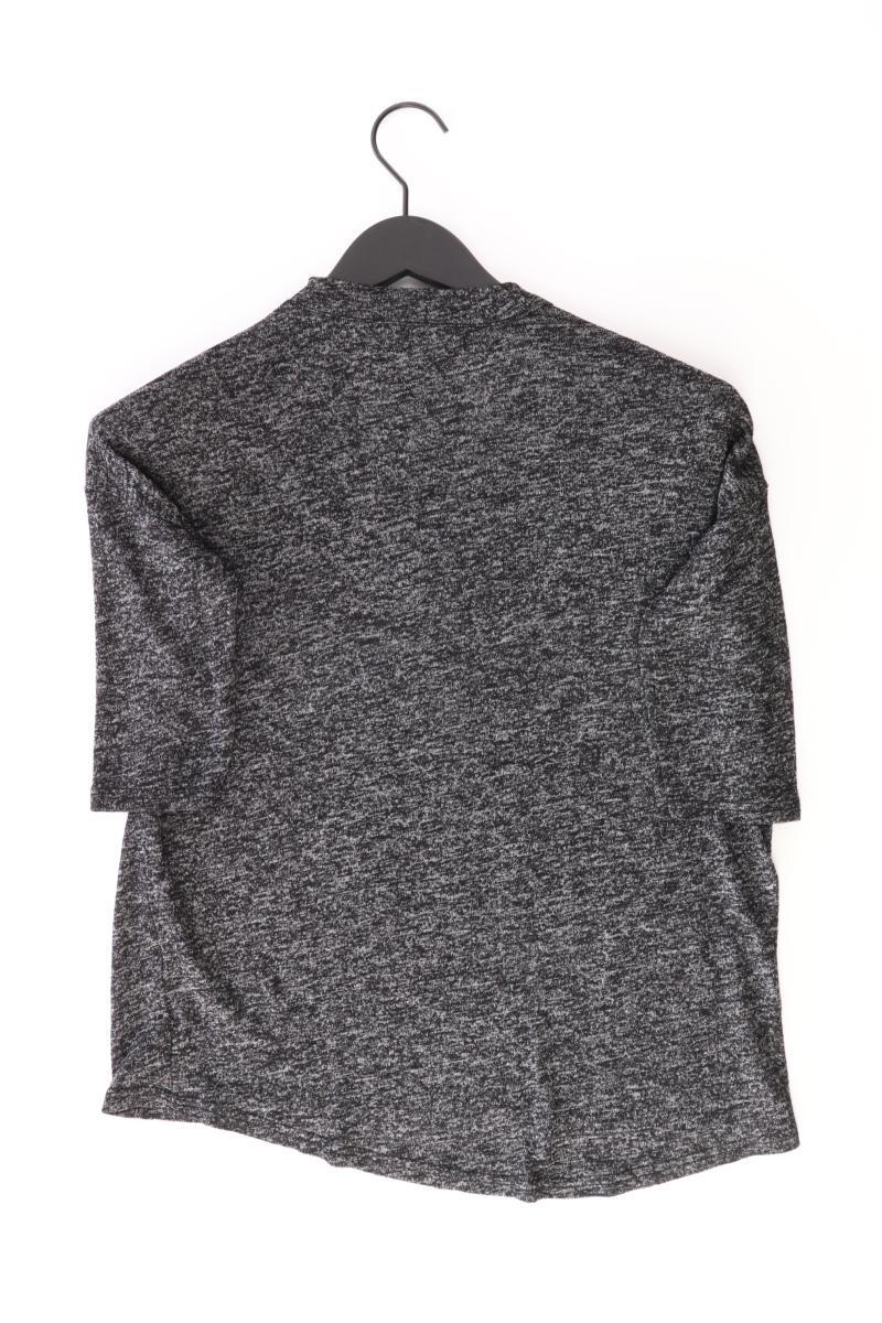 New Look Strickshirt Gr. L Kurzarm grau