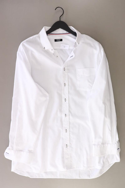 Walbusch Langarmhemd für Herren Gr. Hemdgröße 47/48 weiß aus Baumwolle