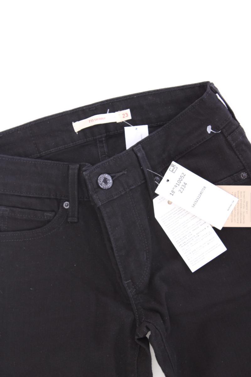 Levi's Skinny Jeans Gr. W23/L34 neu mit Etikett schwarz aus Baumwolle