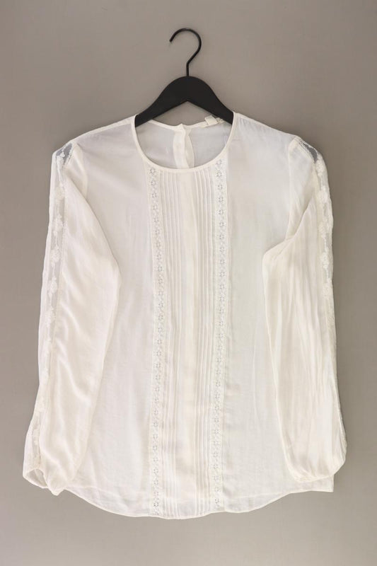 Esprit Langarmbluse Gr. 36 creme aus Polyester