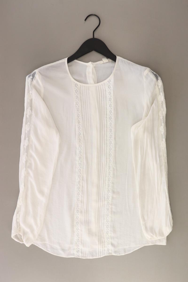 Esprit Langarmbluse Gr. 36 creme aus Polyester